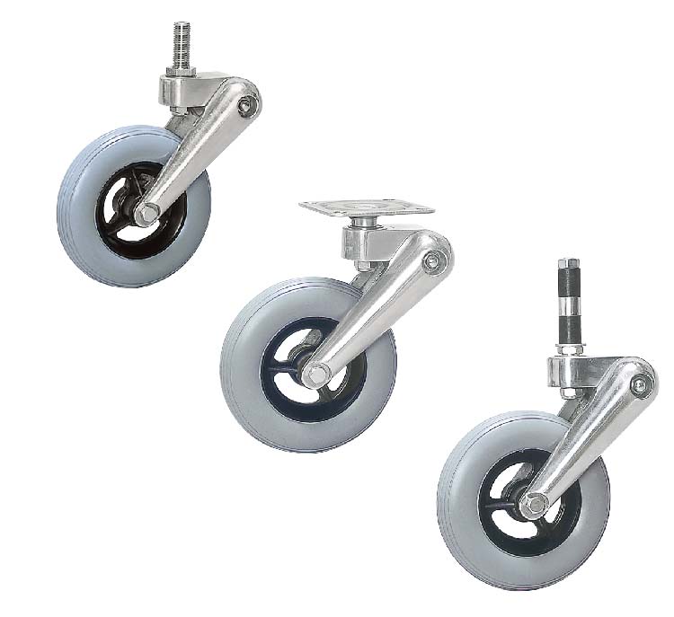 Bánh xe đẩy lò xo giảm xócⅦ<br>(Loại lò xo urethane)