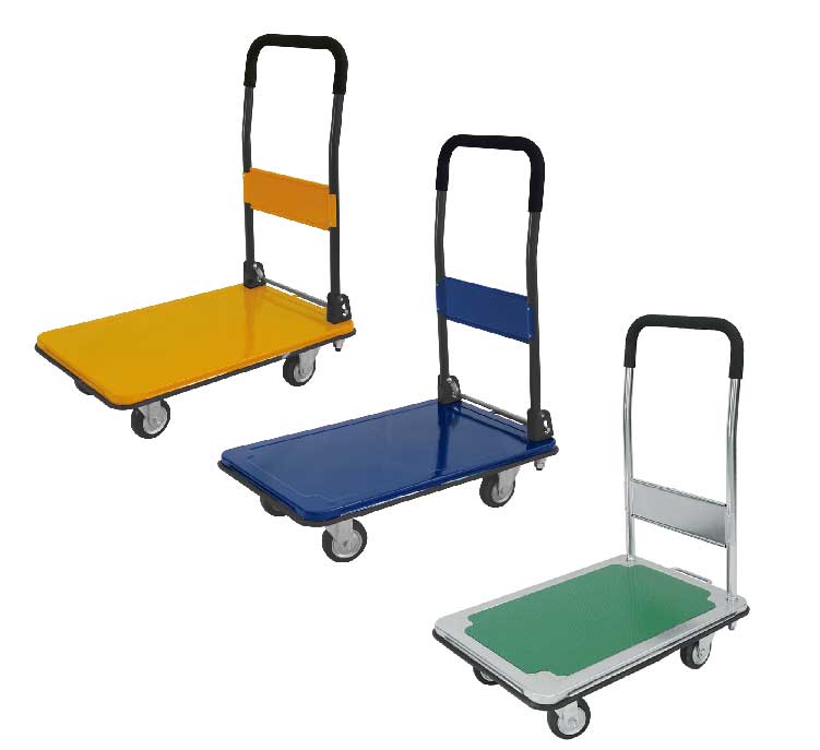 運搬台車 （スチール製鋼板補強ボディ）Xe đẩy hàng（Gia cố mặt sàn bằng thép）