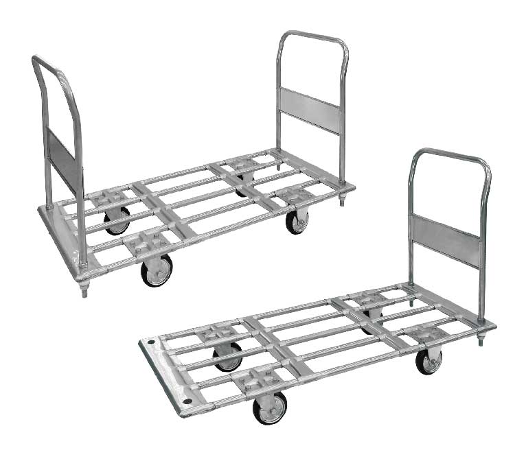 パイプ材仕様運搬台車（スチール製）Xe đẩy hàng lắp ráp bằng ống<br>（Loại bằng thép）