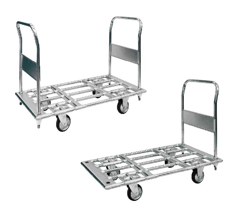 パイプ材仕様運搬台車（ステンレス製）Xe đẩy hàng lắp ráp bằng ống<br>（Loại bằng thép không gỉ）