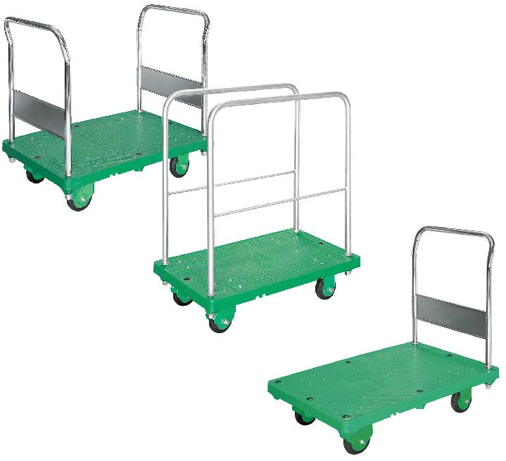 運搬台車（プラスチック低ノイズ製）Xe đẩy hàng（Loại bằng nhựa – Loại ít ồn）